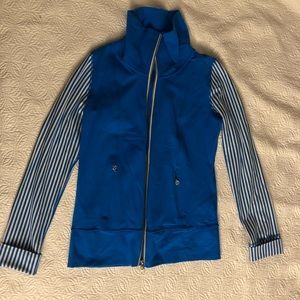 Royal blue Lululemon workout jacket